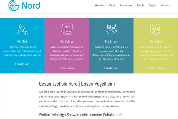 Gesamtschule Essen Nord Website