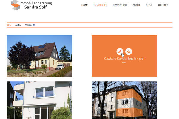 Immobilienberatung Solf Website